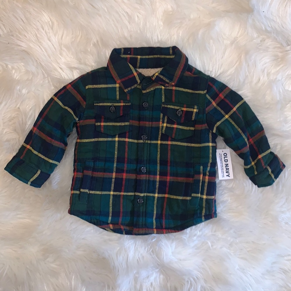 New Plaid Sherpa by Old Navy